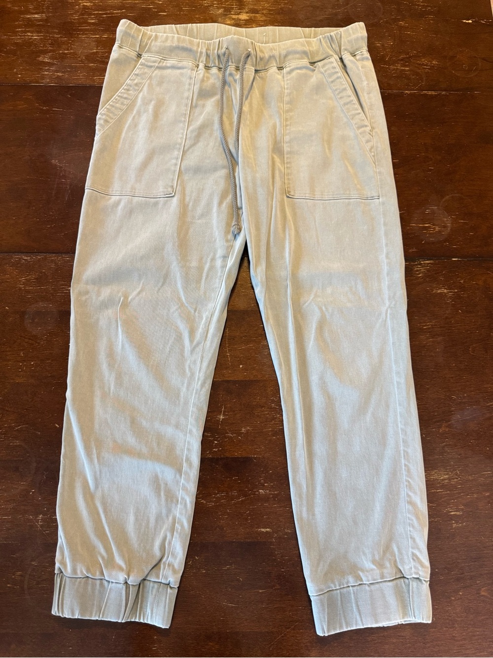 Bella Dahl Women's Light Gray Drawstring Jogger Pants